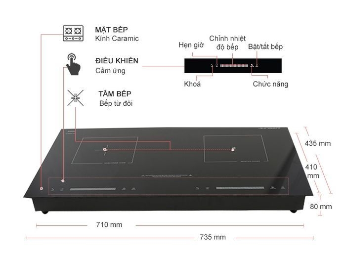 Bếp Điện Từ Hồng Ngoại Junger ID-16