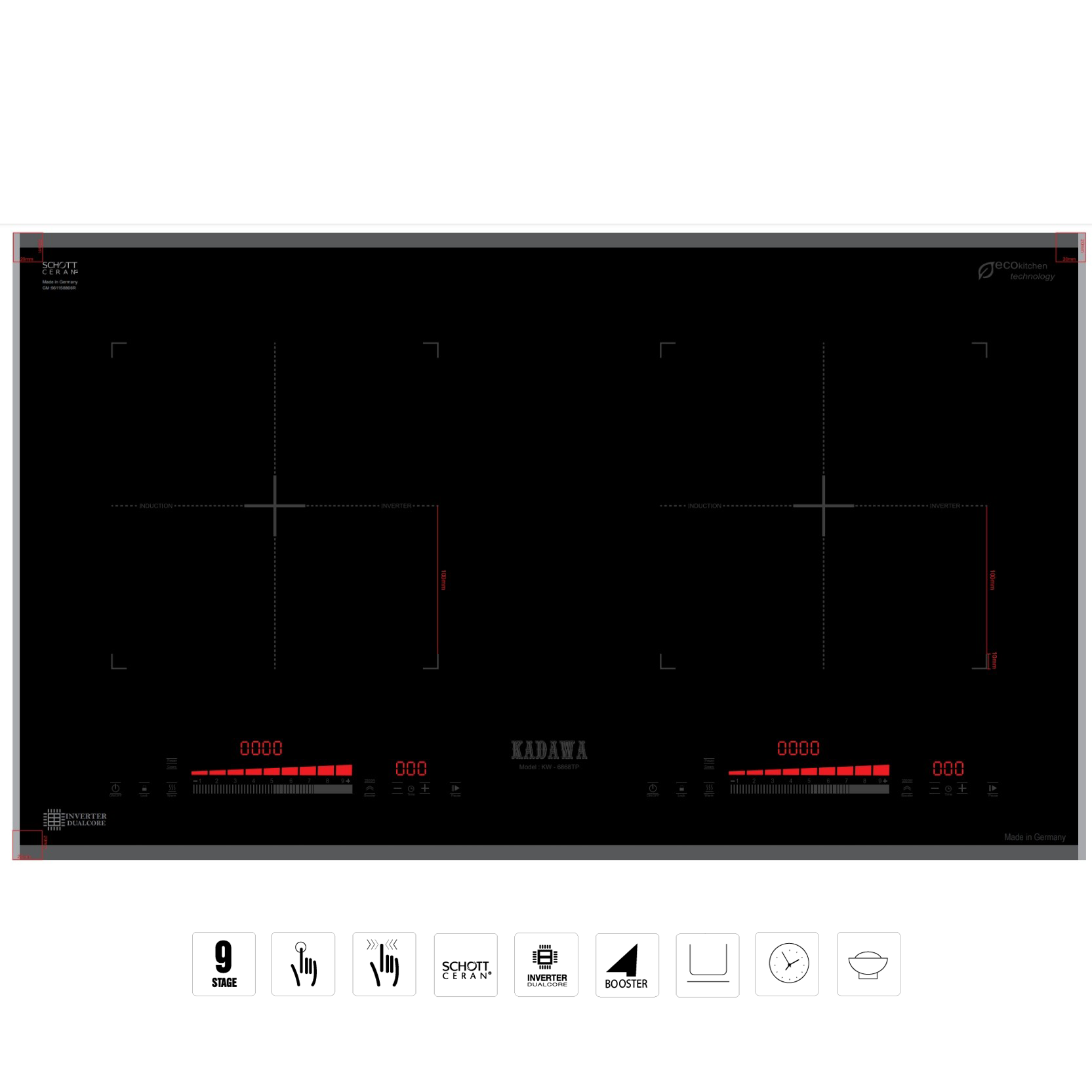 Bếp Từ Kadawa KW-6868TP Serial 4.0
