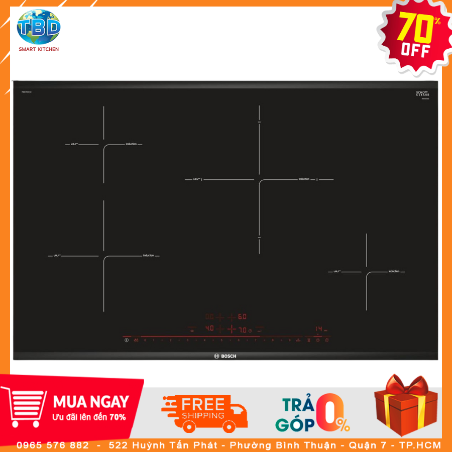 Bếp từ 4 bếp nấu Bosch PIE875DC1E