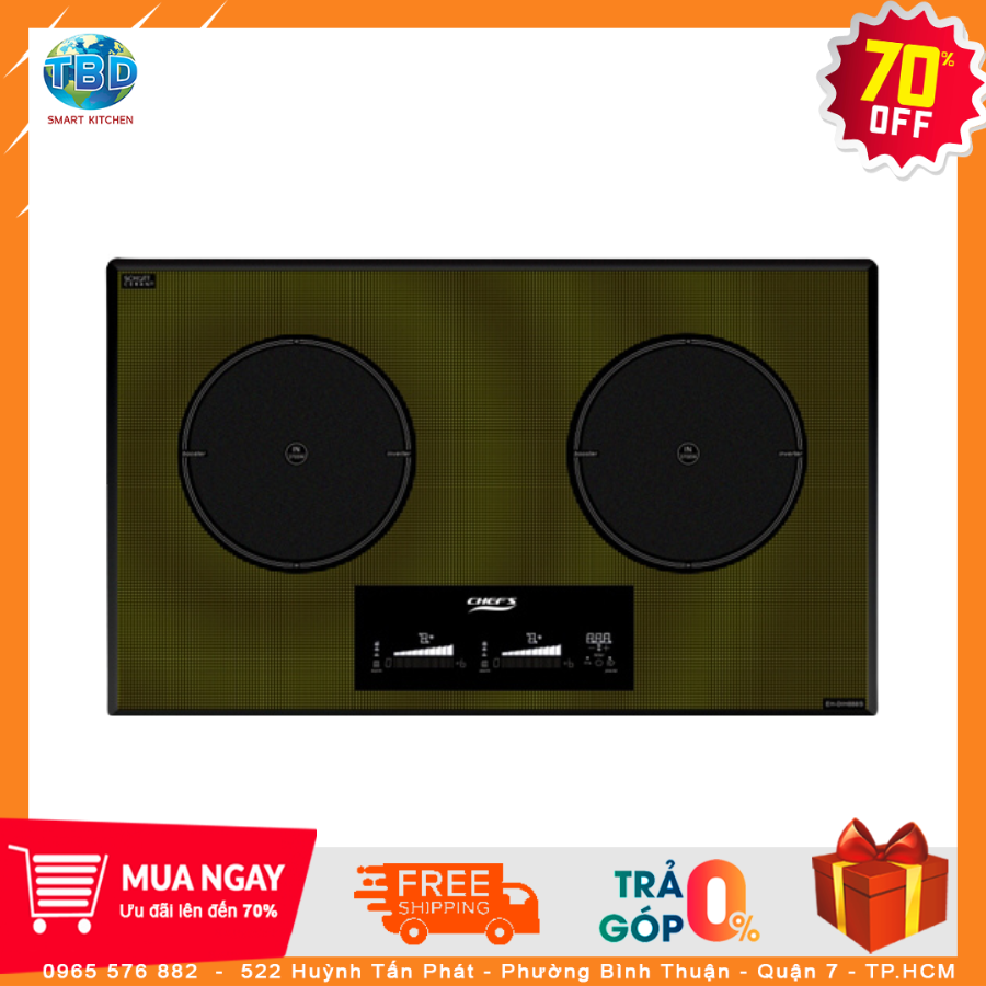 Bếp từ đôi Chefs EH-DIH888S