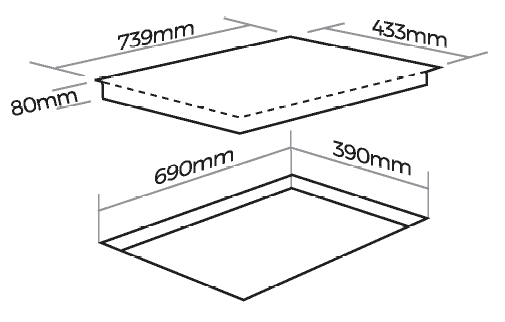 Bếp từ TACO TC 2912