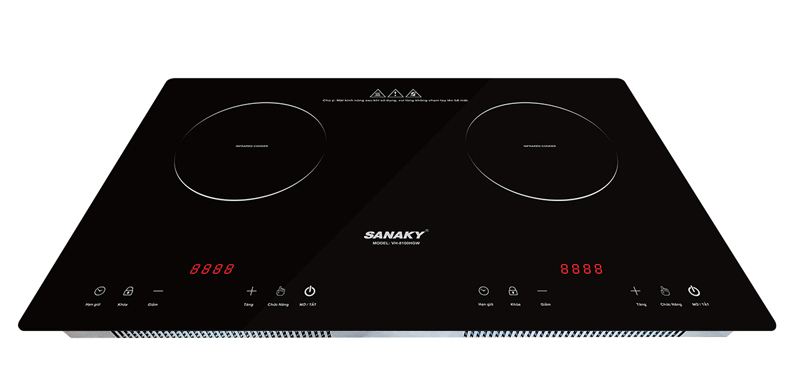 Bếp Đôi Hồng Ngoại Sanaky VH-8100HGW