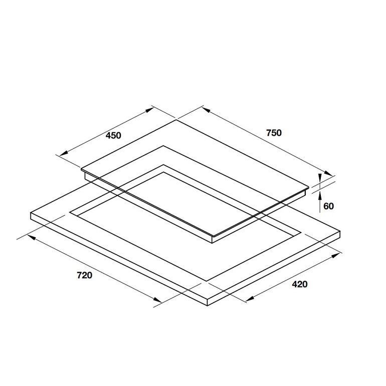 Bếp từ đôi Hafele HC-I752B 536.61.787