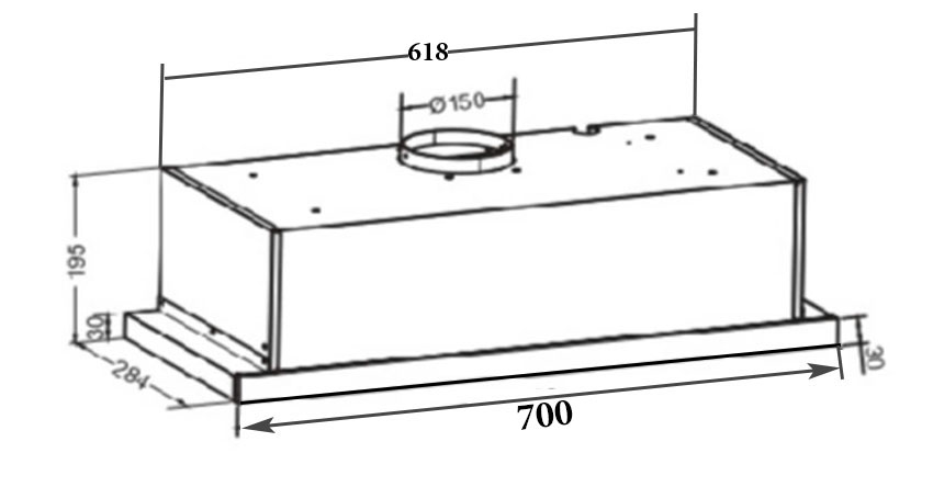 Máy Hút Mùi Âm Tủ Eurosun EH-70AF83B
